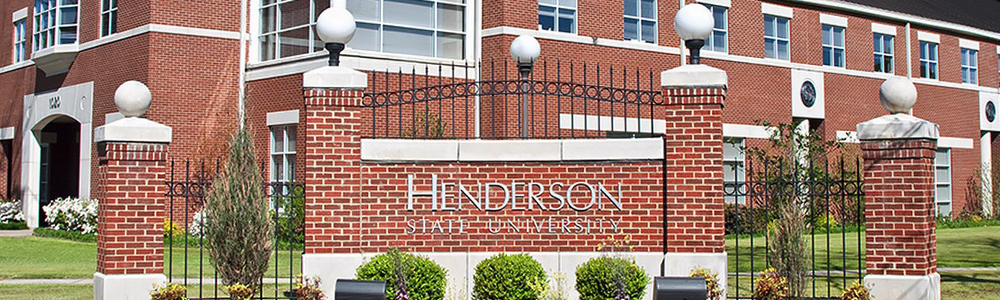 Henderson State University Entrance Sign